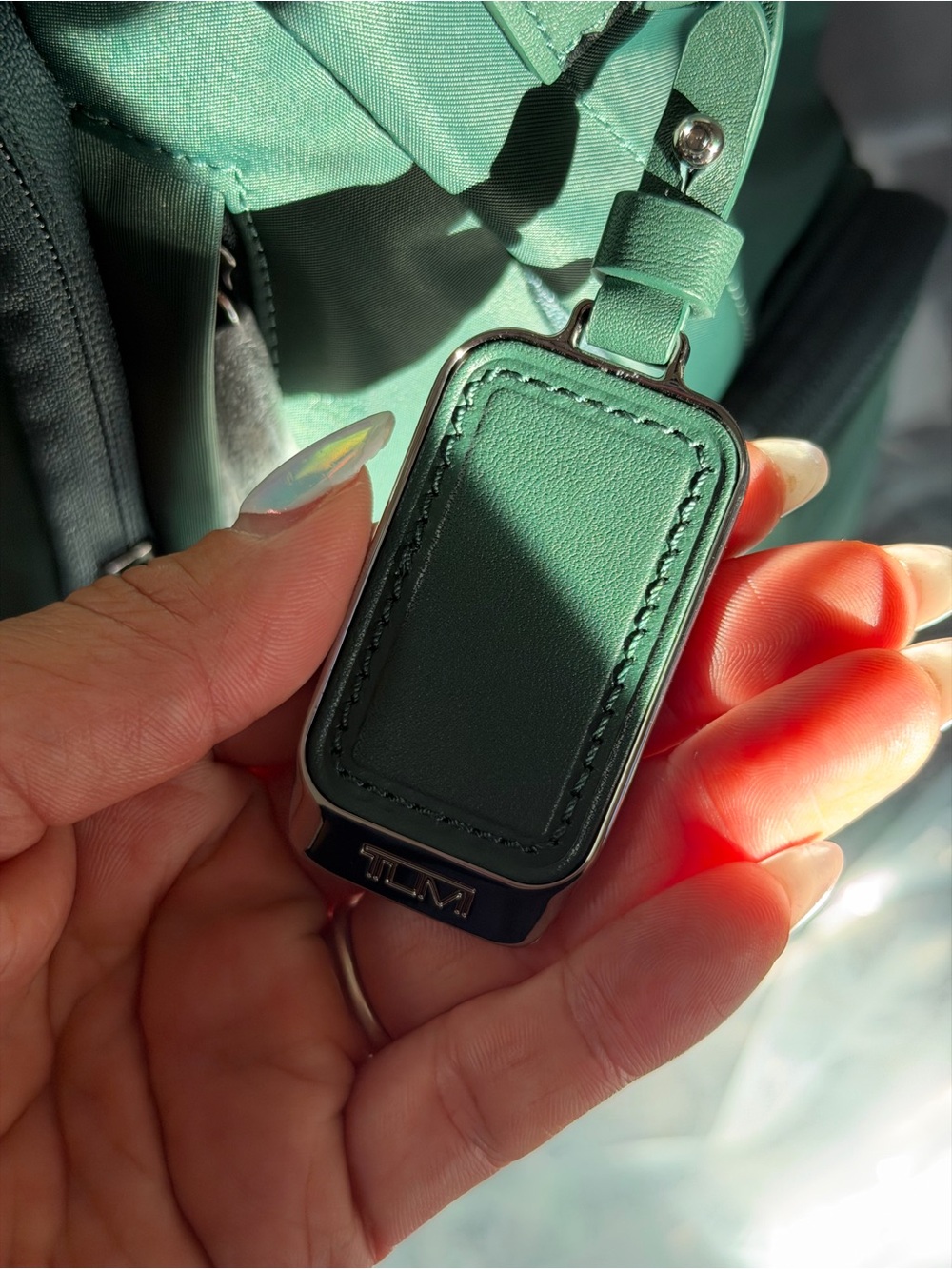 NWT New TUMI Voyageur Celina Backpack in Alpine Green with Silver Hardware - Picture 10 of 13